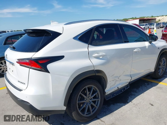 2015 Lexus NX 200t with VIN JTJYARBZ6F2003592, listed as a IAAI auction lot 42238705 with 161,381 mi miles and . Bid and sale history available at DreamBid. Image 4.