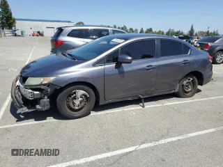 2015 Honda Civic LX z VIN 19XFB2F55FE233830, wystawiony jako Copart lot #57524395 z przebiegiem 140 580 mil mil oraz Szkoda całkowita • Salvage title. Historia ofert i sprzedaży dostępna na DreamBid. Obrazek 1.