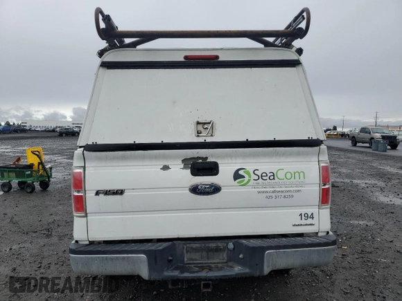 2011 Ford F-150 XL with VIN 1FTNF1CF7BKD62697, listed as a Copart auction lot 51633435 with 148,715 mi miles and Salvage Title. Bid and sale history available at carsss.com. Image 6.