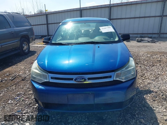 2009 Ford Focus SE with VIN 1FAHP35N59W257031, listed as a IAAI auction lot 41887905 with 192,591 mi miles. Bid and sale history available at carsss.com. Image 12.