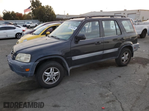 1999 Honda CR-V EX with VIN JHLRD1866XC043652, listed as a Copart auction lot 81347014 with 192,760 mi miles and Salvage Title. Bid and sale history available at carsss.com. Image 1.