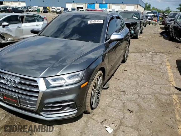 2018 Audi SQ5 Prestige with VIN WA1C4AFY7J2119720, listed as a Copart auction lot 67869164 with Not Provided miles and Clean Title. Bid and sale history available at DreamBid. Image 11.