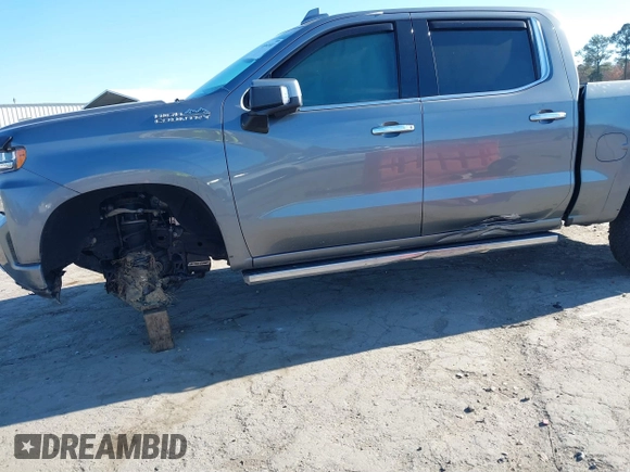 2019 Chevrolet Silverado 1500 High Country with VIN 1GCUYHEL5KZ389650, listed as a IAAI auction lot 40951587 with 60,810 mi miles. Bid and sale history available at carsss.com. Image 6.