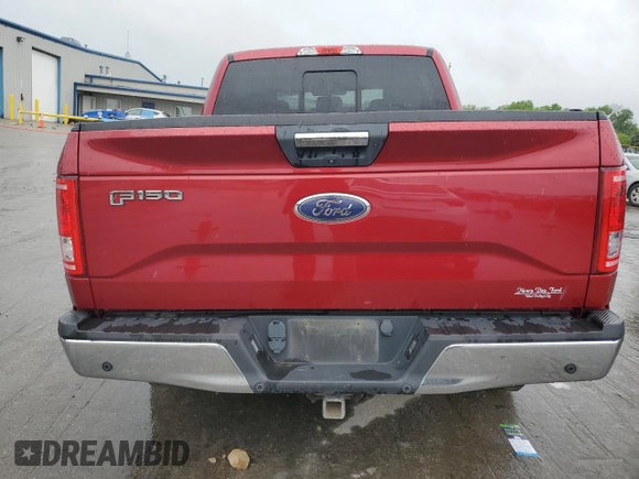2016 Ford F-150 XLT with VIN 1FTEW1EG6GKF18984, listed as a Copart auction lot 54505395 with 70,513 mi miles and Salvage Title. Bid and sale history available at carsss.com. Image 6.