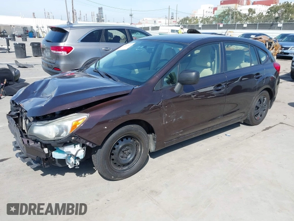 2013 Subaru Impreza 2.0i with VIN JF1GPAA64DH203764, listed as a IAAI auction lot 41852025 with 188,271 mi miles and . Bid and sale history available at DreamBid. Image 2.