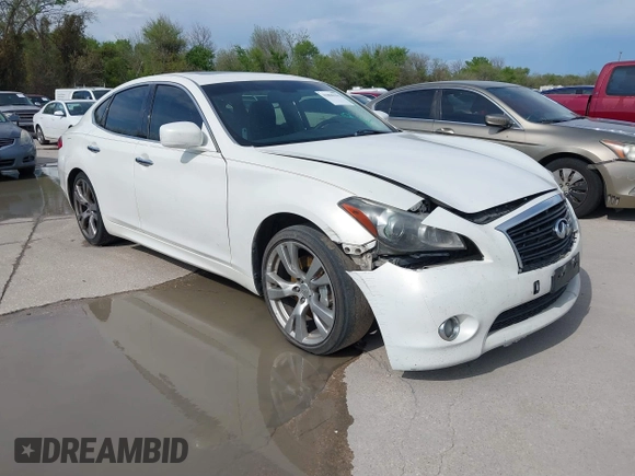 2013 Infiniti M with VIN JN1BY1AP4DM511067, listed as a IAAI auction lot 41890196 with 316,837 mi miles and . Bid and sale history available at DreamBid. Image 1.