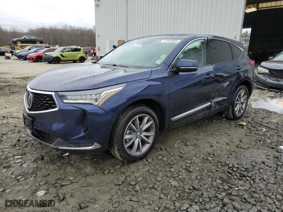 2024 Acura RDX w/Technology Package with VIN 5J8TC2H57RL017925, listed as a Copart auction lot 47653855 with 6,407 mi miles and Salvage Title. Bid and sale history available at carsss.com. Image 1.