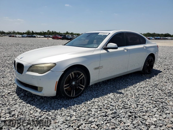 2012 BMW 7 Series 740i with VIN WBAKA4C59CDS99079, listed as a Copart auction lot 53299695 with 142,692 mi miles and Clean Title. Bid and sale history available at carsss.com. Image 1.