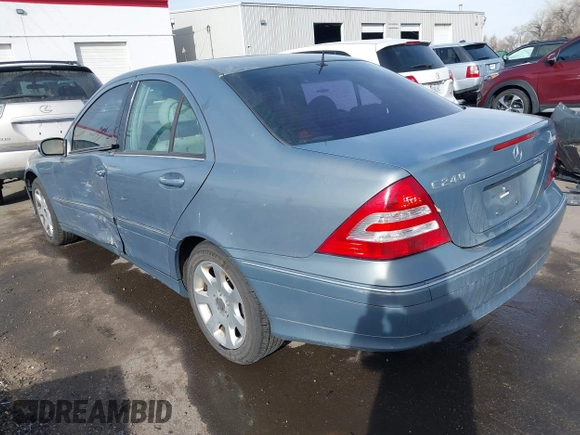 2005 Mercedes-Benz C 240 with VIN WDBRF81J05F704617, listed as a IAAI auction lot 41397877 with 169,738 mi miles and . Bid and sale history available at DreamBid. Image 3.