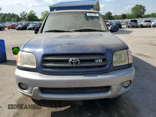 2002 Toyota Sequoia SR5 with VIN 5TDZT34A32S059921, listed as a Copart auction lot 53337395 with 214,776 mi miles and Clean Title. Bid and sale history available at carsss.com. Image 5.