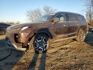 2023 Hyundai Palisade Limited z VIN KM8R54GE6PU605611, wystawiony jako Copart lot #88776815 z przebiegiem 15 616 mil mil oraz Szkoda całkowita • Salvage title. Historia ofert i sprzedaży dostępna na DreamBid. Obrazek 1.