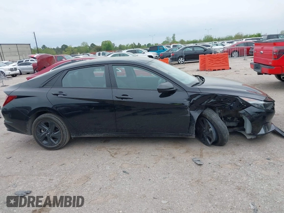 2023 Hyundai Elantra SEL with VIN KMHLM4AGXPU520757, listed as a IAAI auction lot 41892115 with 22,460 mi miles and . Bid and sale history available at DreamBid. Image 13.