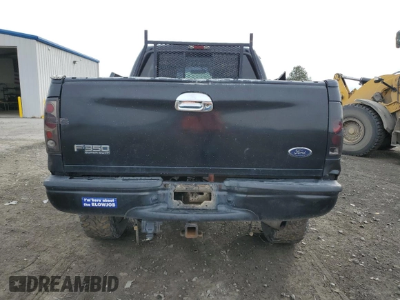 2003 Ford F-350 XL with VIN 1FTSX31F43EA79169, listed as a Copart auction lot 48807445 with Not Provided miles and Salvage Title. Bid and sale history available at DreamBid. Image 6.