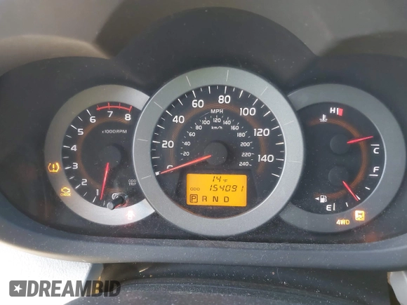 2009 Toyota RAV4 Limited with VIN 2T3BK31V19W006476, listed as a IAAI auction lot 41392319 with 154,091 mi miles and . Bid and sale history available at DreamBid. Image 7.