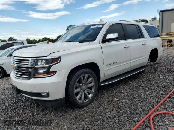 2016 Chevrolet Suburban LTZ with VIN 1GNSCJKC6GR443103, listed as a Copart auction lot 56418475 with 195,139 mi miles and Salvage title. Bid and sale history available at DreamBid. Image 1.