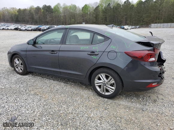 2020 Hyundai Elantra SEL with VIN 5NPD84LF9LH581121, listed as a Copart auction lot 50928785 with 72,315 mi miles and Salvage Title. Bid and sale history available at carsss.com. Image 2.