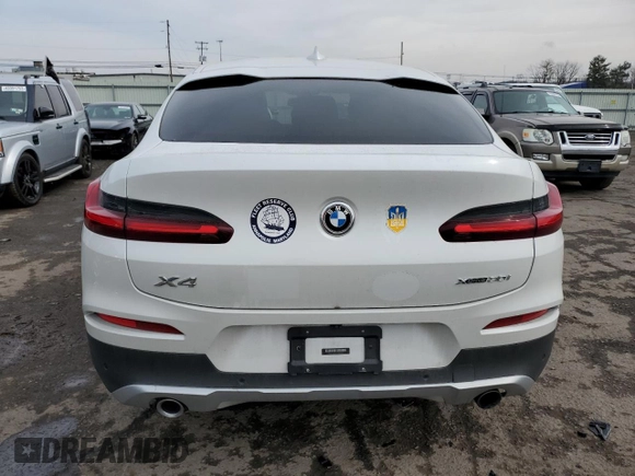 2019 BMW X4 xDrive30i with VIN 5UXUJ3C58KLG56036, listed as a Copart auction lot 43429343 with 0 mi miles. Bid and sale history available at carsss.com. Image 6.