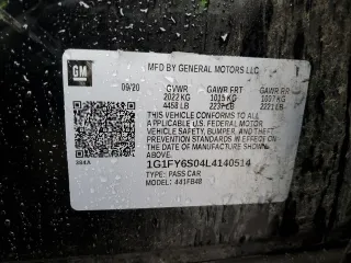 2020 Chevrolet Bolt EV LT z VIN 1G1FY6S04L4140514, wystawiony jako Copart lot #50150055 z przebiegiem 63 104 mil mil oraz Szkoda całkowita • Salvage title. Historia ofert i sprzedaży dostępna na DreamBid. Obrazek 12.