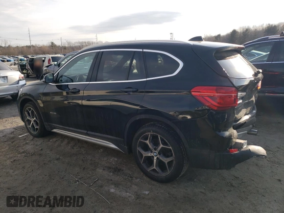 2017 BMW X1 sDrive28i with VIN WBXHU7C30H5H33353, listed as a Copart auction lot 47473445 with 97,579 mi miles and Salvage Title. Bid and sale history available at carsss.com. Image 2.