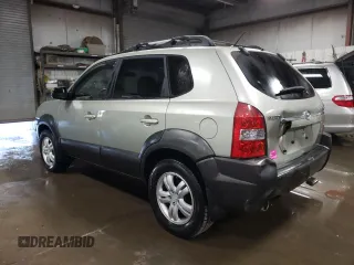 2007 Hyundai Tucson SE with VIN KM8JN12D77U589932, listed as a Copart auction lot 76968704 with 76,996 mi miles and Salvage Title. Bid and sale history available at carsss.com. Image 2.