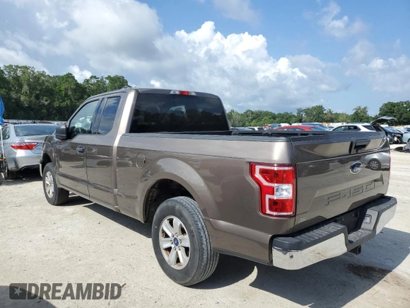 2019 Ford F-150 XL with VIN 1FTEX1CB3KKD95061, listed as a Copart auction lot 58544655 with 54,391 mi miles and Salvage title. Bid and sale history available at DreamBid. Image 2.