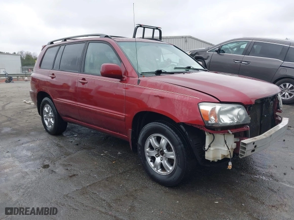 2007 Toyota Highlander w/3rd Row with VIN JTEEP21A870209402, listed as a IAAI auction lot 41541621 with 227,697 mi miles. Bid and sale history available at carsss.com. Image 1.
