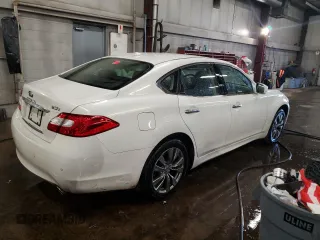 2013 Infiniti M37 with VIN JN1BY1AR0DM604816, listed as a Copart auction lot 85498034 with 126,807 mi miles and Salvage Title. Bid and sale history available at carsss.com. Image 3.