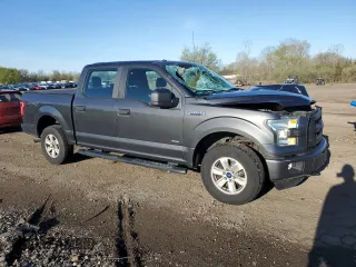 2015 Ford F-150 XLT with VIN 1FTEW1EP1FFC36890, listed as a Copart auction lot 53991525 with 193,847 mi miles and Salvage Title. Bid and sale history available at carsss.com. Image 4.