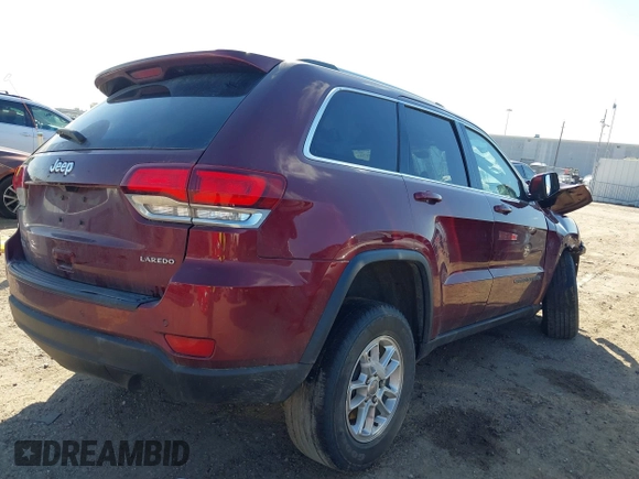 2020 Jeep Grand Cherokee Altitude with VIN 1C4RJEAG5LC278442, listed as a IAAI auction lot 41650703 with Not provided miles and . Bid and sale history available at DreamBid. Image 4.