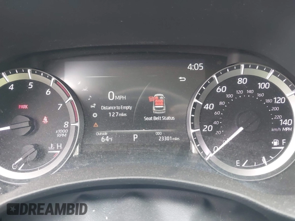 2023 Toyota Highlander L with VIN 5TDKDRBH2PS515299, listed as a IAAI auction lot 42336203 with 23,301 mi miles and . Bid and sale history available at DreamBid. Image 15.