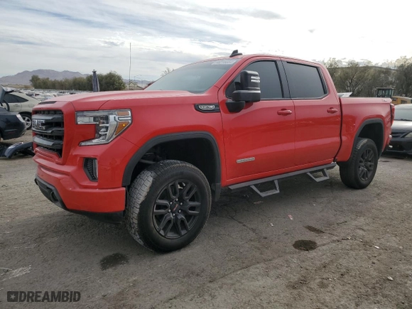 2021 GMC Sierra 1500 Elevation with VIN 3GTU9CED9MG213681, listed as a Copart auction lot 86218084 with 66,678 mi miles and Salvage Title. Bid and sale history available at carsss.com. Image 1.