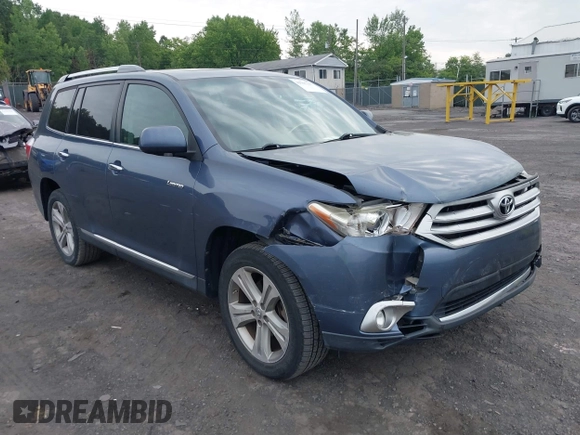 2012 Toyota Highlander Limited with VIN 5TDDK3EH4CS138265, listed as a IAAI auction lot 42505167 with 141,710 mi miles and . Bid and sale history available at DreamBid. Image 1.