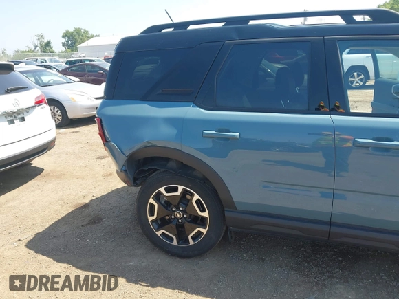 2023 Ford Bronco Sport Outer Banks z VIN 3FMCR9C66PRD01823, wystawiony jako IAAI lot #42817684 z przebiegiem 19 881 mil mil oraz . Historia ofert i sprzedaży dostępna na DreamBid. Obrazek 6.