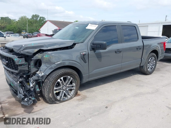 2021 Ford F-150 XL with VIN 1FTEW1CP3MFA80786, listed as a IAAI auction lot 42061952 with 32,071 mi miles. Bid and sale history available at carsss.com. Image 2.