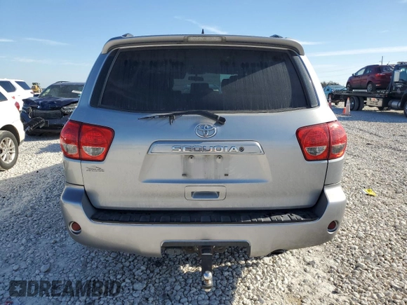 2011 Toyota Sequoia SR5 with VIN 5TDZM5G18BS003171, listed as a Copart auction lot 82854734 with 0 mi miles and Salvage Title. Bid and sale history available at carsss.com. Image 6.