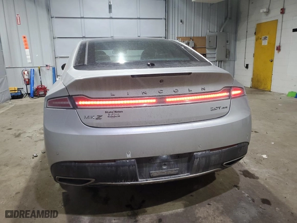 2017 Lincoln MKZ Reserve with VIN 3LN6L5F9XHR638493, listed as a Copart auction lot 47373645 with 125,513 mi miles and Salvage Title. Bid and sale history available at carsss.com. Image 6.