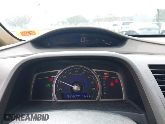 2008 Honda Civic LX with VIN 2HGFA16528H519995, listed as a IAAI auction lot 41400248 with 166,460 mi miles and . Bid and sale history available at DreamBid. Image 7.