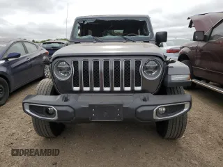 2018 Jeep Wrangler Unlimited Sahara with VIN 1C4HJXEN7JW295223, listed as a Copart auction lot 57385265 with 29,662 mi miles and Salvage title. Bid and sale history available at DreamBid. Image 5.