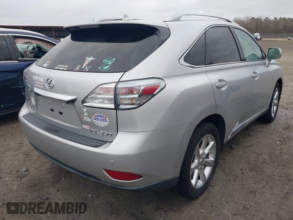 2010 Lexus RX 350 with VIN 2T2ZK1BA2AC031752, listed as a IAAI auction lot 41712099 with 164,871 mi miles. Bid and sale history available at carsss.com. Image 4.