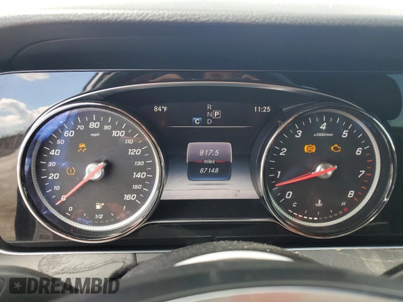 2017 Mercedes-Benz E-Class E 300 Luxury with VIN WDDZF4JB6HA225645, listed as a Copart auction lot 47253185 with 87,148 mi miles and Salvage Title. Bid and sale history available at carsss.com. Image 9.