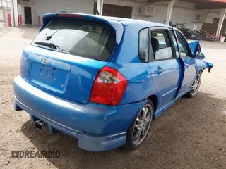 2005 Kia Spectra with VIN KNAFE161655095608, listed as a IAAI auction lot 41990765 with 51,415 mi miles. Bid and sale history available at carsss.com. Image 4.