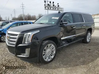 2019 Cadillac Escalade ESV Platinum z VIN 1GYS4KKJ3KR199245, wystawiony jako Copart lot #47620725 z przebiegiem Nie podano mil oraz Szkoda całkowita • Salvage title. Historia ofert i sprzedaży dostępna na DreamBid. Obrazek 1.