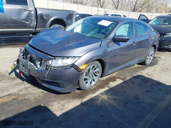 2018 Honda Civic Sedan EX with VIN 19XFC2F74JE202009, listed as a IAAI auction lot 41680752 with 70,554 mi miles. Bid and sale history available at carsss.com. Image 18.