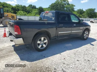 2017 Ram 1500 Big Horn with VIN 3C6RR6LT8HG789437, listed as a Copart auction lot 61106335 with 196,359 mi miles and Salvage title. Bid and sale history available at DreamBid. Image 3.