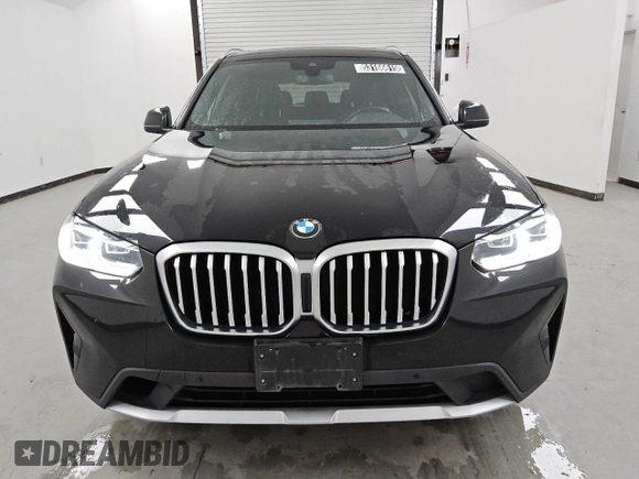 2023 BMW X3 sDrive30i with VIN 5UX43DP00P9S19910, listed as a Copart auction lot 53166615 with 49,728 mi miles and Clean Title. Bid and sale history available at DreamBid. Image 5.