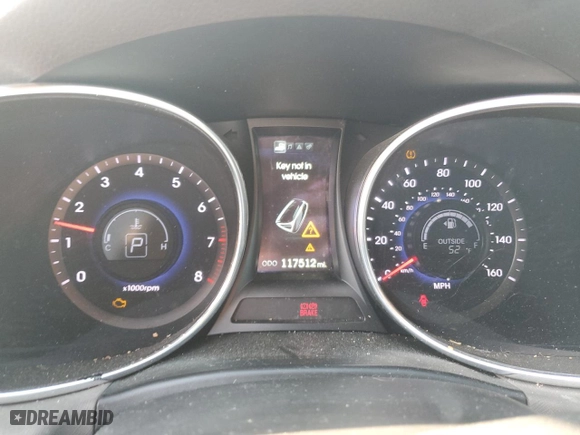 2014 Hyundai Santa Fe Limited with VIN KM8SN4HF8EU059335, listed as a Copart auction lot 49168965 with 117,512 mi miles and Clean Title. Bid and sale history available at carsss.com. Image 9.