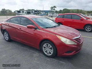 2011 Hyundai Sonata GLS with VIN 5NPEB4AC5BH043688, listed as a IAAI auction lot 41974899 with 122,858 mi miles. Bid and sale history available at carsss.com. Image 1.