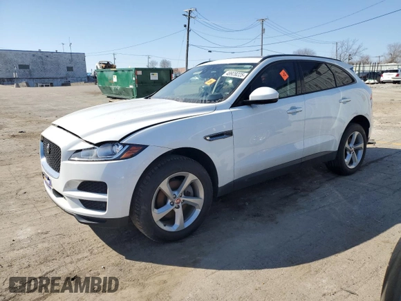 2017 Jaguar F-Pace 20d Premium with VIN SADCJ2BNXHA095319, listed as a Copart auction lot 48928225 with 67,334 mi miles and Clean Title. Bid and sale history available at DreamBid. Image 1.