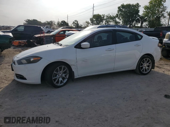 2013 Dodge Dart SXT with VIN 1C3CDFBA1DD344787, listed as a Copart auction lot 48639364 with 134,341 mi miles and Salvage Title. Bid and sale history available at carsss.com. Image 1.