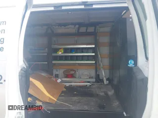 2021 Chevrolet Express Cargo with VIN 1GCWGAFP5M1258210, listed as a IAAI auction lot 42378121 with 50,438 mi miles and . Bid and sale history available at DreamBid. Image 8.